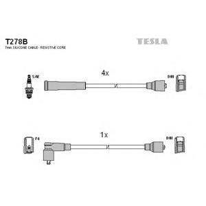 кабели за свещи - комплект запалителни кабели TESLA T278B 