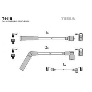 кабели за свещи - комплект запалителни кабели TESLA T441B 