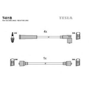 кабели за свещи - комплект запалителни кабели TESLA T481B 