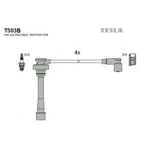 кабели за свещи - комплект запалителни кабели TESLA T503B 