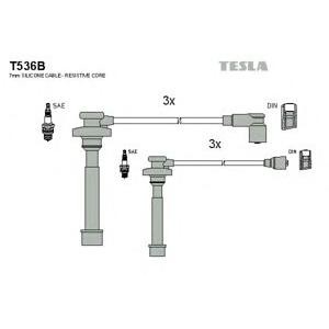 кабели за свещи - комплект запалителни кабели TESLA T536B 