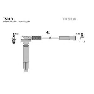кабели за свещи - комплект запалителни кабели TESLA T581B 