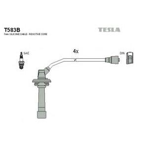 кабели за свещи - комплект запалителни кабели TESLA T583B 