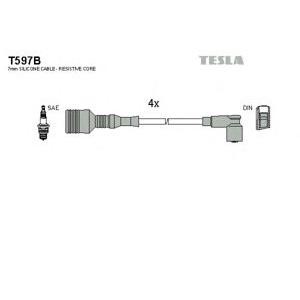 кабели за свещи - комплект запалителни кабели TESLA T597B 