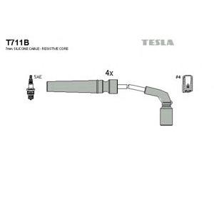 кабели за свещи - комплект запалителни кабели TESLA T711B 