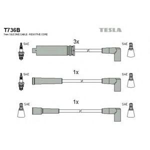 кабели за свещи - комплект запалителни кабели TESLA T736B 