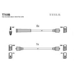 кабели за свещи - комплект запалителни кабели TESLA T769B 
