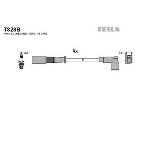 кабели за свещи - комплект запалителни кабели TESLA T828B 