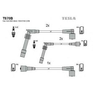 кабели за свещи - комплект запалителни кабели TESLA T870B 