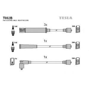 кабели за свещи - комплект запалителни кабели TESLA T882B 
