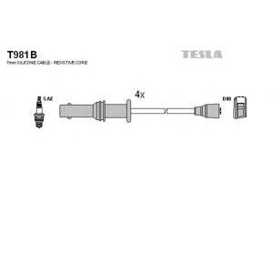кабели за свещи - комплект запалителни кабели TESLA T981B 