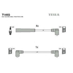 кабели за свещи - комплект запалителни кабели TESLA T146G 