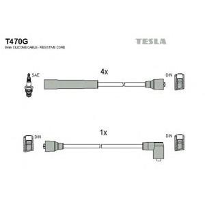 кабели за свещи - комплект запалителни кабели TESLA T470G 