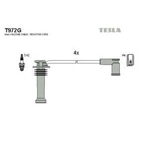 кабели за свещи - комплект запалителни кабели TESLA T972G 