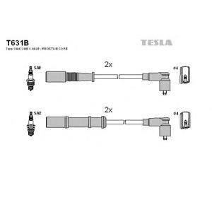 кабели за свещи - комплект запалителни кабели TESLA T631B 
