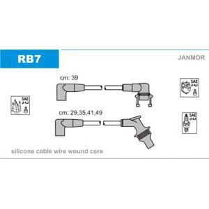 кабели за свещи - комплект запалителни кабели JANMOR RB7 