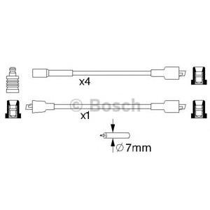 кабели за свещи - комплект запалителни кабели BOSCH 0 986 356 732 