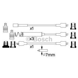кабели за свещи - комплект запалителни кабели BOSCH 0 986 356 800 