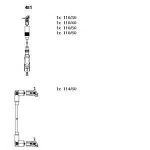 кабели за свещи - комплект запалителни кабели BREMI 481 