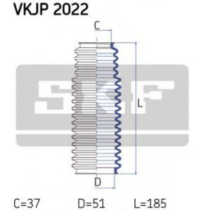 комплект маншон, кормилно управление SKF VKJP 2022 