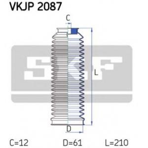 комплект маншон, кормилно управление SKF VKJP 2087 