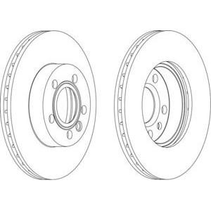 спирачен диск FERODO DDF1010