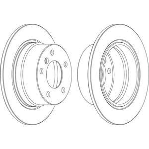 спирачен диск FERODO DDF1028