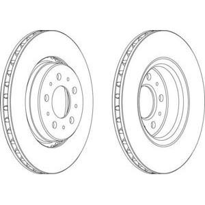 спирачен диск FERODO DDF1031