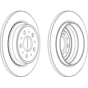 спирачен диск FERODO DDF1079