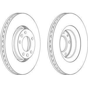 спирачен диск FERODO DDF1103
