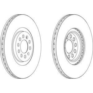 спирачен диск FERODO DDF1118 