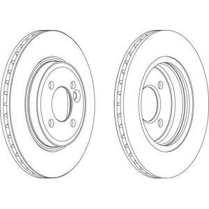 спирачен диск FERODO DDF1127 