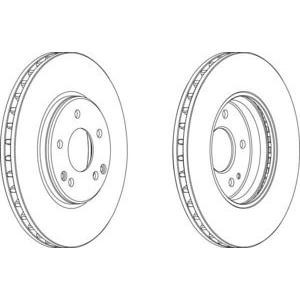 спирачен диск FERODO DDF1136 