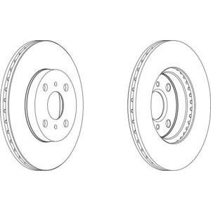 спирачен диск FERODO DDF1149