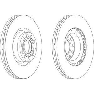спирачен диск FERODO DDF1150