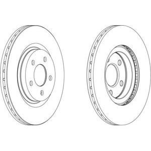 спирачен диск FERODO DDF1153