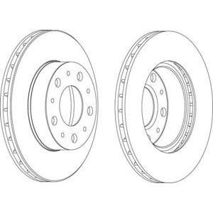спирачен диск FERODO DDF1171