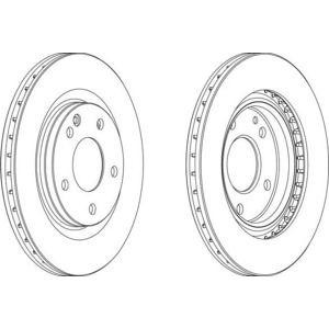 спирачен диск FERODO DDF1173