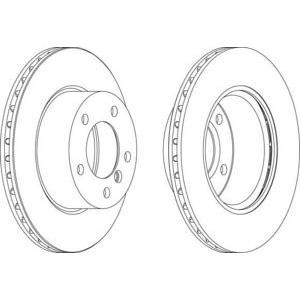 спирачен диск FERODO DDF1228