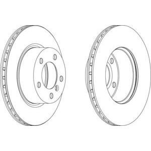 спирачен диск FERODO DDF1229