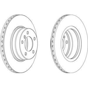 спирачен диск FERODO DDF1241