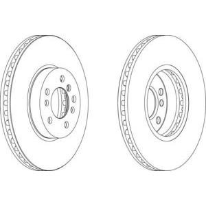 спирачен диск FERODO DDF1256