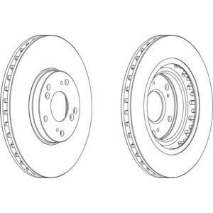 спирачен диск FERODO DDF1266 