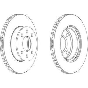 спирачен диск FERODO DDF1268 