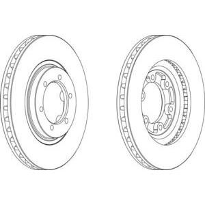 спирачен диск FERODO DDF1269 