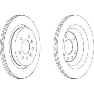 спирачен диск FERODO DDF1289 