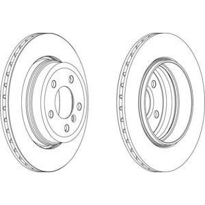 спирачен диск FERODO DDF1297 