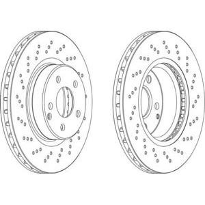 спирачен диск FERODO DDF1427