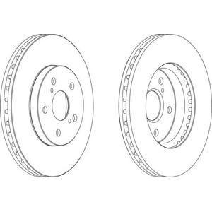 спирачен диск FERODO DDF1446 