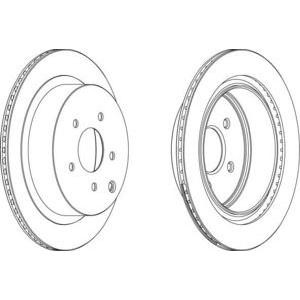 спирачен диск FERODO DDF1506 